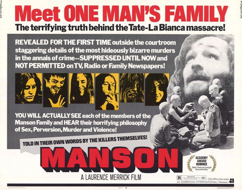 Manson 22 x 28 Movie Poster - Half Sheet Style A
