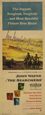 The Searchers 13 x 30 Movie Poster - Australian Style A