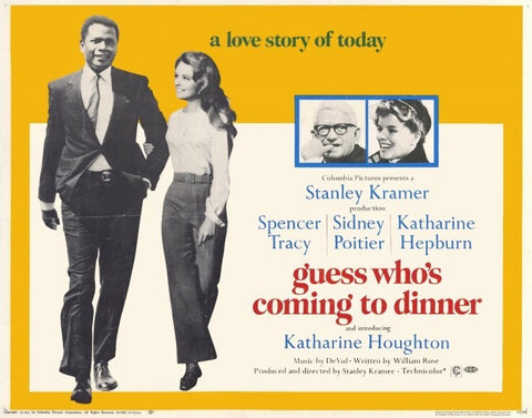 Guess Who's Coming to Dinner 22 x 28 Movie Poster - Half Sheet Style A