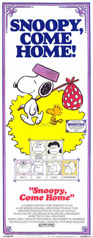Snoopy Come Home 14 x 36 Movie Poster - Insert Style A