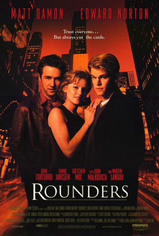 Rounders 27 x 40 Movie Poster - Style A