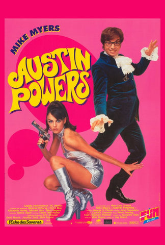 Austin Powers: International Man of Mystery 27 x 40 Movie Poster - French Style A