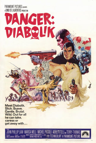 Danger: Diabolik 27 x 40 Movie Poster - Style C
