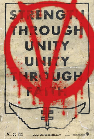 V for Vendetta 27 x 40 Movie Poster - Style G
