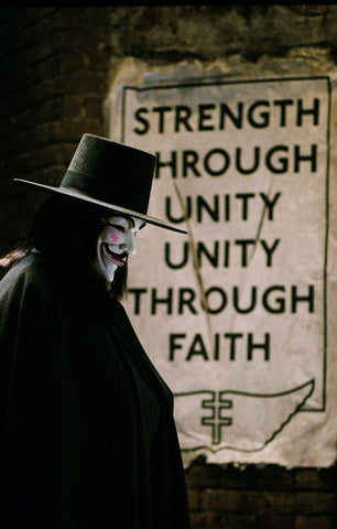 V for Vendetta 11 x 17 Movie Poster - Style K