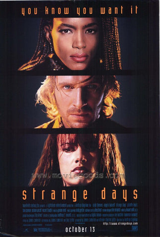 Strange Days 27 x 40 Movie Poster - Style A