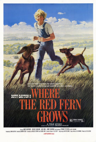 Where the Red Fern Grows 27 x 40 Movie Poster - Style B