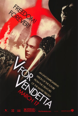 V for Vendetta 27 x 40 Movie Poster - Style E