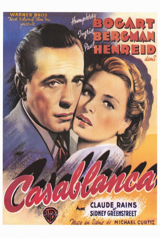 Casablanca 27 x 40 Movie Poster - Style C