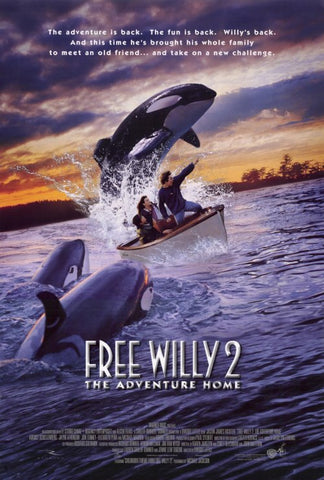 Free Willy 2 The Adventure Home 27 x 40 Movie Poster - Style B