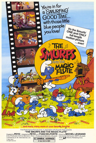 The Smurfs and the Magic Flute 27 x 40 Movie Poster - Style A