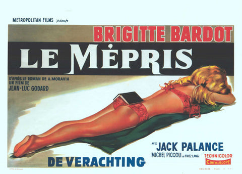 Contempt 14 x 22 Movie Poster - Belgian Style A