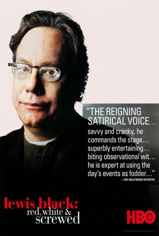 Lewis Black: Red, White and Screwed 11 x 17 TV Poster - Style A