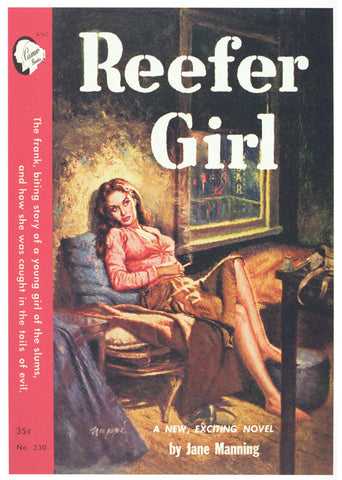 Reefer Girl 11 x 17 Retro Book Cover Poster
