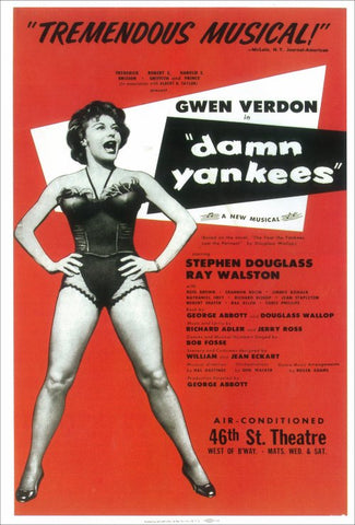 Damn Yankees (Broadway) 14 x 22 Poster - Style A