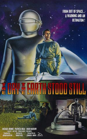 The Day The Earth Stood Still 27 x 40 Movie Poster - Style B