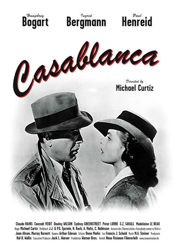 Casablanca 11 x 17 Movie Poster - Style G