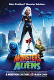 Monsters vs. Aliens 11 x 17 Movie Poster - Style M