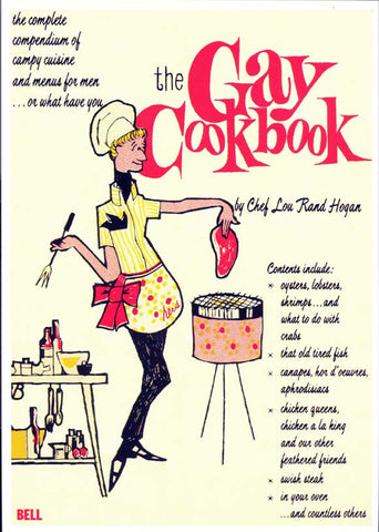 The Gay Cookbook 11 x 17 Retro Book Cover Poster