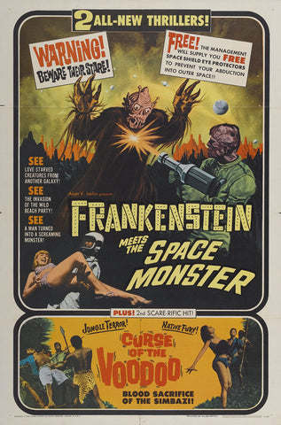 Frankenstein Meets the Space Monster 11 x 17 Movie Poster - Style A