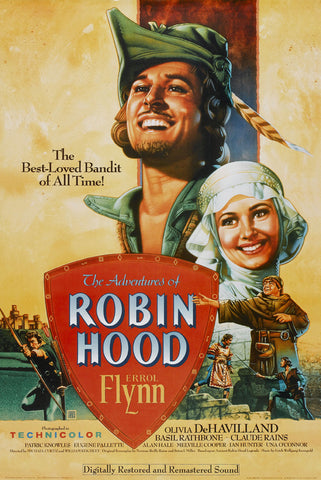 The Adventures of Robin Hood 27 x 40 Movie Poster - Style B