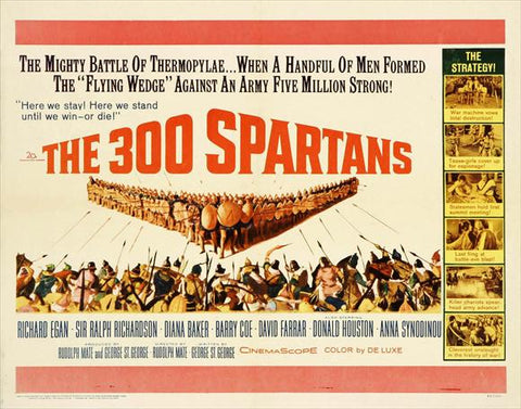 The 300 Spartans 30 x 40 Movie Poster UK - Style A