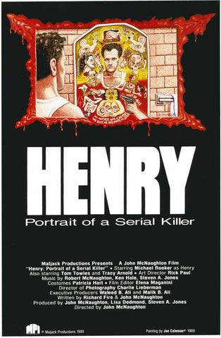 Henry: Portrait of a Serial Killer 27 x 40 Movie Poster - Style B