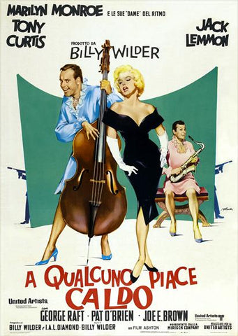 Some Like It Hot 27 x 40 Movie Poster - Italian Style A