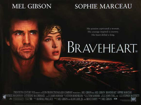 Braveheart 30 x 40 Movie Poster UK - Style A