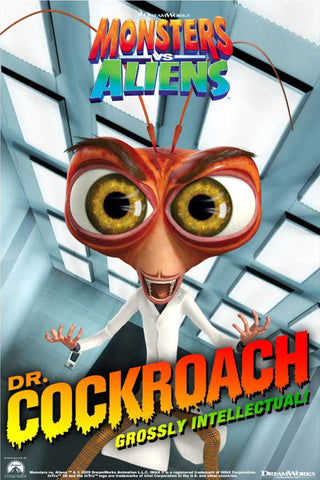 Monsters vs. Aliens 11 x 17 Movie Poster - UK Style B