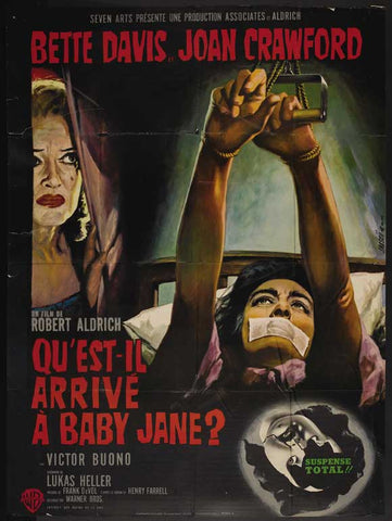 Whatever Happened to Baby Jane? 27 x 40 Movie Poster - French Style B