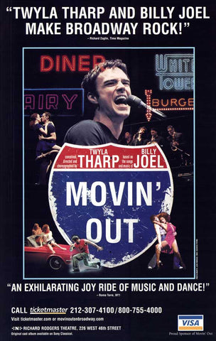 Movin' Out (Broadway) 11 x 17 Poster - Style B