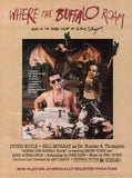 Where the Buffalo Roam 27 x 40 Movie Poster - Style C