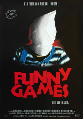 Funny Games 27 x 40 Movie Poster - German Style A