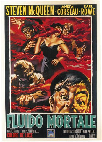 The Blob 27 x 40 Movie Poster - Italian Style A