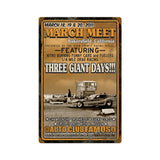 Bakers Field March Meet 2011 Metal Sign Wall Decor 12 x 18