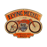 Flying Merkel Metal Sign Wall Decor 17 x 13