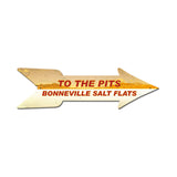To The Pits Metal Sign Wall Decor 27 x 8