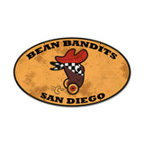 Bean Bandits Metal Sign Wall Decor 24 x 14