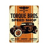 Torque Brothers 32 Coupe 12  Metal Sign Wall Decor 12 x 15