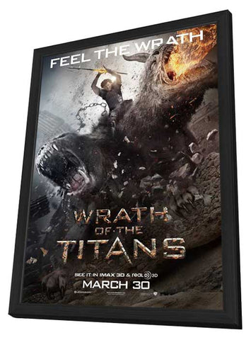 Wrath of the Titans 11 x 17 Movie Poster - Style E - in Deluxe Aluminum Frame