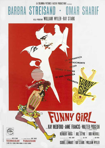 Funny Girl 27 x 40 Movie Poster - Italian Style A