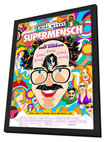 Supermensch: The Legend of Shep Gordon 11 x 17 Movie Poster - Style A - in Deluxe Aluminum Frame