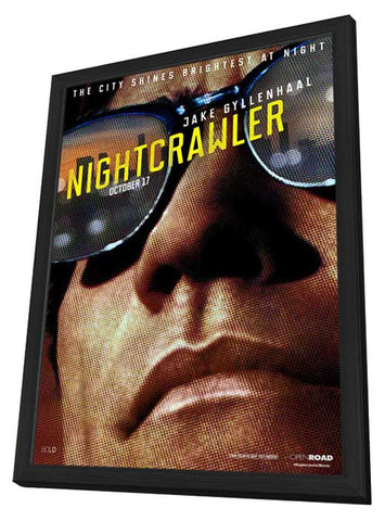 Nightcrawler 11 x 17 Movie Poster - Style A - in Deluxe Aluminum Frame