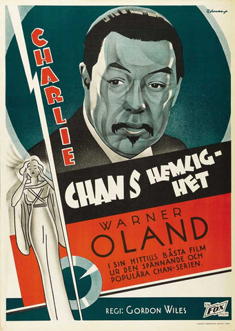 Charlie Chan's Secret 11 x 17 Movie Poster - Swedish Style A