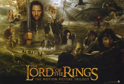 Lord of the Rings 1: The Fellowship of the Ring 27 x 40 Movie Poster - Style F