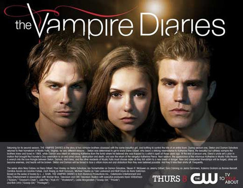 The Vampire Diaries (TV) 11 x 14 TV Poster - Style B