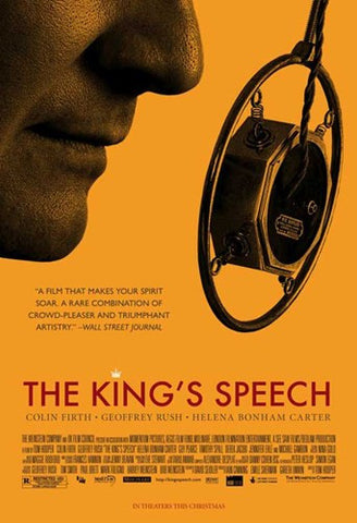 The King's Speech Movie Poster Print