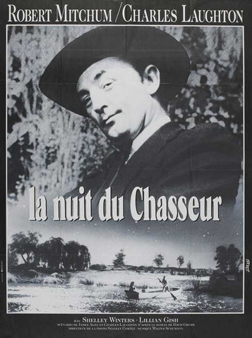 The Night of the Hunter 27 x 40 Movie Poster - French Style A
