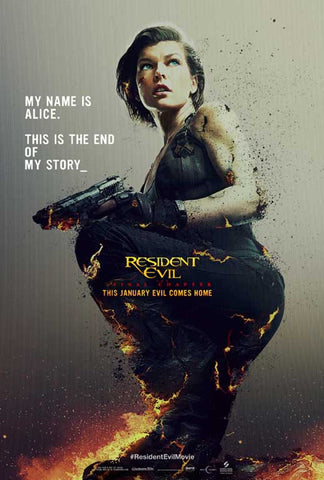 Resident Evil: The Final Chapter 11 x 17 Movie Poster - Style D